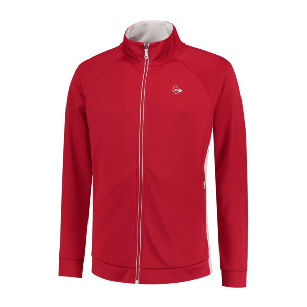 880173-MENS DAC CLUB KNITTED JACKET-RED_Front