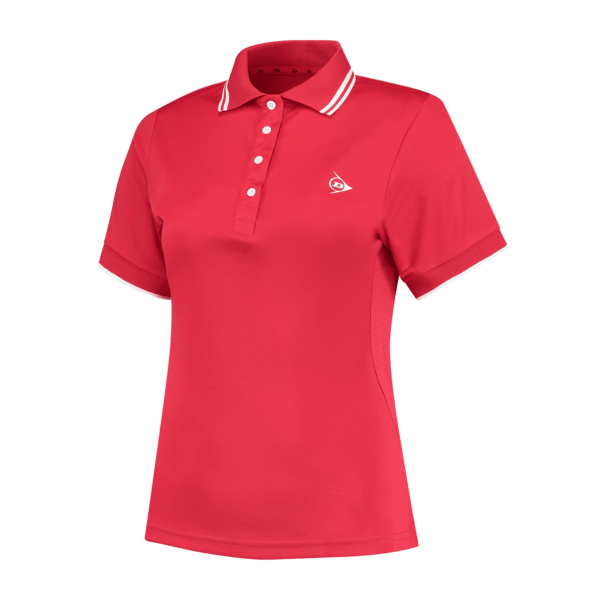 880219-LADIES CLUB POLO-Red_Front